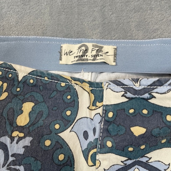 We The Free Pants Women's Size 27 Paisley Flare Pants Free People - Picture 4 of 6